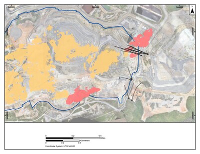 Figure 1: Plan view of the location of the Pisces exploration target (CNW Group/OceanaGold Corporation)