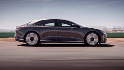 Two of Lucid’s proprietary electric motors – one at each axle – propel the Air Grand Touring Performance from 0 to 60 miles per hour in just 2.6 seconds. It will have an MSRP of $179,000 and customer deliveries are slated to start in June 2022 in the U.S. and in August 2022 in Canada.