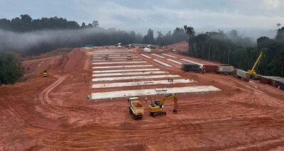 Figure 2 – Permanent Camp Construction (CNW Group/G Mining Ventures Corp)