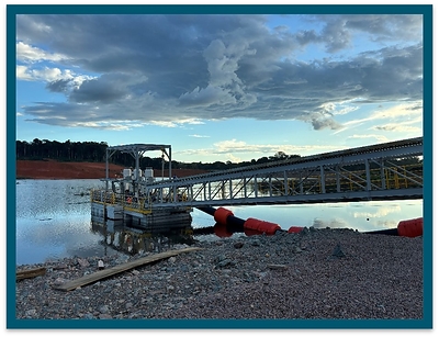 Figure 8 – Reclaim Barge (CNW Group/G Mining Ventures Corp)