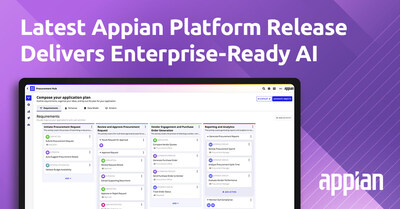Appian announces enhancements that help organizations work smarter with faster insights, greater scalability, and more secure AI access.