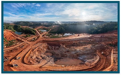 Figure 8 – Open Pit Mining (CNW Group/G Mining Ventures Corp)