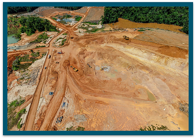 Figure 7 – Open Pit Mining (CNW Group/G Mining Ventures Corp)