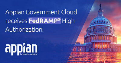 Appian Government Cloud (AGC) has obtained Federal Risk and Authorization Management Program (FedRAMP®) High authorization, which will enable it to host highly sensitive government civilian data for Appian’s federal civilian customers.