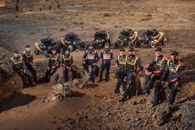 The Can-Am Factory Driver lineup features some of the top off-road racing talents from around the world. (CNW Group/BRP Inc.)