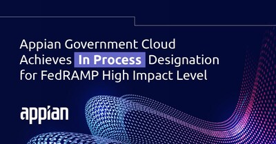 Appian announces that Appian Government Cloud (AGC) has attained an 