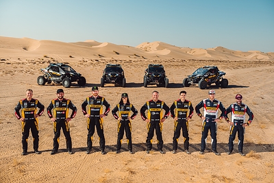 Can-Am is taking its Dakar efforts one step further in 2025 with the introduction of the Maverick R and a heavy-hitting driver lineup. (CNW Group/BRP Inc.)