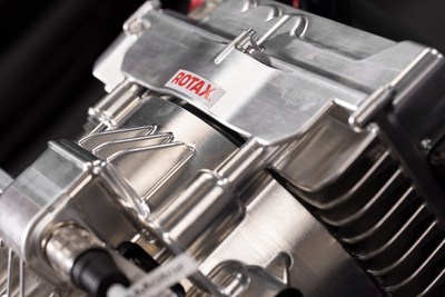 New Rotax E10 48V high performance racing electric powerpack for karts © 2022 copyright BRP-Rotax (CNW Group/BRP Inc.)