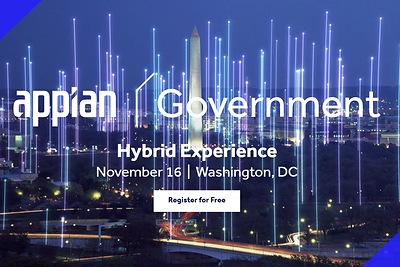 Appian Government connects agency leaders focused on making the impossible possible. Learn first-hand how to connect people, technologies, and data into a single workflow to advance your mission to the next level.