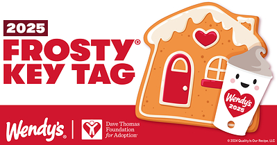 Wendy’s® $3 Frosty® Key Tags return to offer fans a free Jr. Frosty with purchase all-year-long!