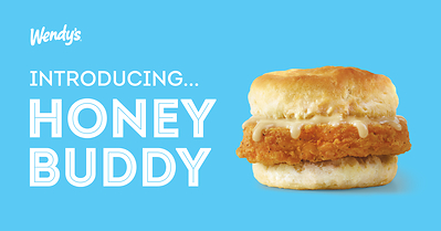 Wendy’s Honey Buddy is your new breakfast BFF, and it’s only $1 with any purchase with the offer in the Wendy’s app for a limited time.*