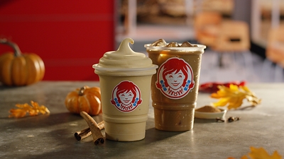 Fall in love with Wendy’s new Pumpkin Spice Frosty and Pumpkin Spice Frosty Cream Cold Brew