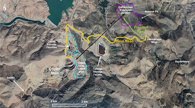 Figure 1: Location map of the Çakmaktepe Extension Project. (CNW Group/SSR Mining Inc.)