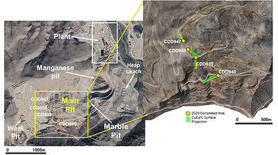 Figure 1. Location map of the C2 target. (CNW Group/SSR Mining Inc.)