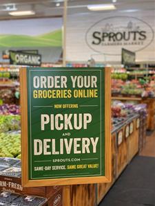 Sprouts Pickup Sign
