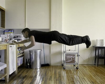 Nicolas Baier, Levitation, 2001, chromogenic print,244x305cm (CNW Group/Scotiabank)