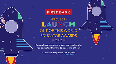 FIRST BANK ANNOUNCES PROJECT LAUNCH'S 
