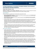 ALTAGAS ANNOUNCES A SIX PERCENT DIVIDEND INCREASE, 2026 GUIDANCE AND UPDATED STRATEGIC PRIORITIES. (CNW Group/AltaGas Ltd.)