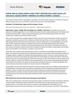 VOPAK AND ALTAGAS FORM A NEW JOINT VENTURE FOR LARGE-SCALE LPG AND BULK LIQUIDS EXPORT TERMINAL IN PRINCE RUPERT, CANADA (CNW Group/AltaGas Ltd.)