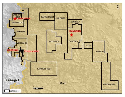 Figure 1. Fekola Complex Overview (CNW Group/B2Gold Corp.)