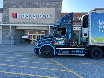 Loblaw trials electric truck (CNW Group/Loblaw Companies Limited)
