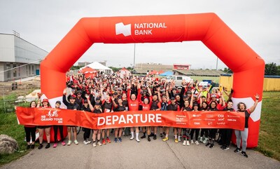 Nearly 300 employees, retirees and volunteers from National Bank participated in the 13th edition of the NB Grand Tour. Photo Credit: Maxime Côté, Photographer (CNW Group/National Bank of Canada)