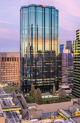 National Bank Centre located at 10180 101 Street, one of Edmonton’s premier downtown office towers. (CNW Group/National Bank of Canada)
