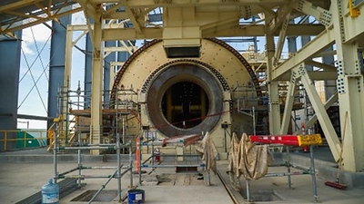 Ball mill (CNW Group/Artemis Gold Inc.)
