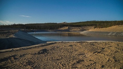 Water management pond (CNW Group/Artemis Gold Inc.)