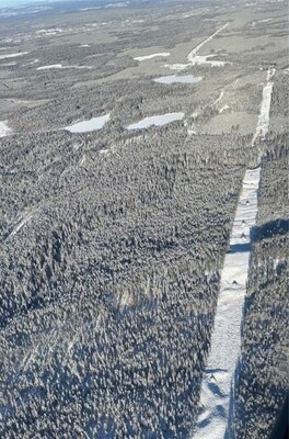 Transmission Line Clearing – December 2023 (CNW Group/Artemis Gold Inc.)