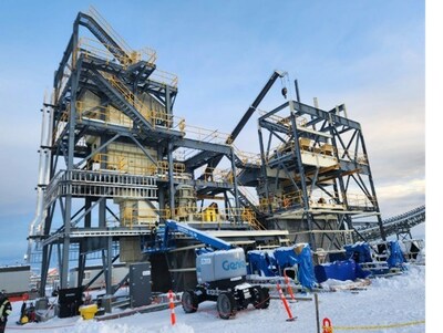 Secondary & Tertiary Cable Tray Installation Progress - January 2024 (CNW Group/Artemis Gold Inc.)