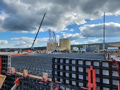 Reagents building civil works – September (CNW Group/Artemis Gold Inc.)