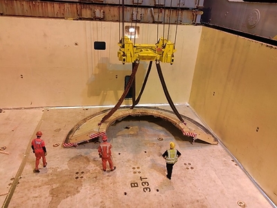 Ball mill head segment (CNW Group/Artemis Gold Inc.)