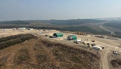 Mobile equipment service area – June 2023 (CNW Group/Artemis Gold Inc.)