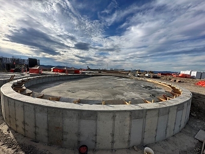 CIL tank foundations – June 2023 (CNW Group/Artemis Gold Inc.)