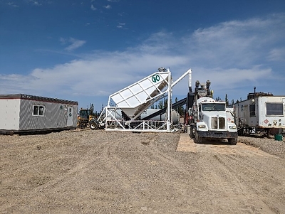 Concrete Batch Plant - April 2023 (CNW Group/Artemis Gold Inc.)