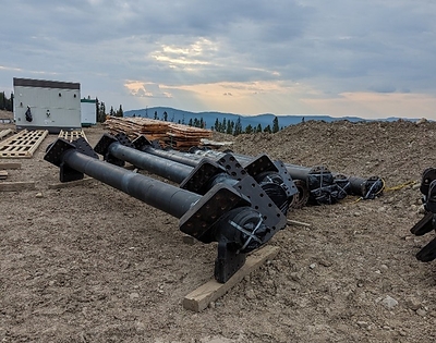 CIL Agitators Shafts Arrival – May 2023 (CNW Group/Artemis Gold Inc.)