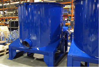 Manufacturing photo of processing equipment - Gravity Concentrators (CNW Group/Artemis Gold Inc.)