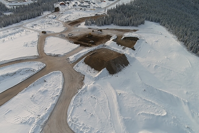 Blackwater Project Plant Site Area (Looking South/West) Q4-2022 (CNW Group/Artemis Gold Inc.)