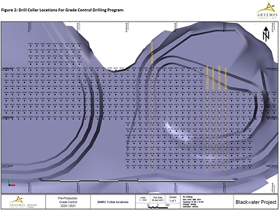 Figure 2 Blackwater Collar Locations (CNW Group/Artemis Gold Inc.)