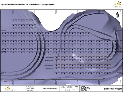 Figure 2 - GC Drill Collar Locations (CNW Group/Artemis Gold Inc.)