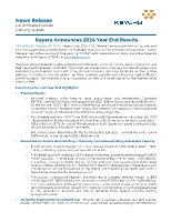 Keyera Announces 2024 Year End Results (CNW Group/Keyera Corp.)