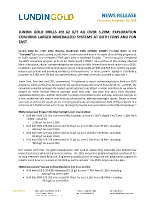 LUNDIN GOLD DRILLS 491.62 GT AU OVER 5.20M; EXPLORATION CONFIRMS LARGER MINERALIZED SYSTEMS AT BOTH FDNS AND FDN EAST (CNW Group/Lundin Gold Inc.)