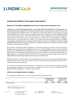 LUNDIN GOLD REPORTS THIRD QUARTER 2025 RESULTS (CNW Group/Lundin Gold Inc.)