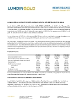 LUNDIN GOLD REPORTS PRODUCTION OF 122,086 OUNCES OF GOLD IN THE THIRD QUARTER OF 2025 (CNW Group/Lundin Gold Inc.)