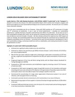 LUNDIN GOLD PUBLISHES SUSTAINABILITY REPORT (CNW Group/Lundin Gold Inc.)
