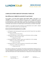 LUNDIN GOLD REPORTS SIGNIFICANT EXPANSION AT BONZA SUR (CNW Group/Lundin Gold Inc.)