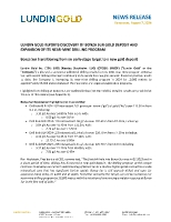 LUNDIN GOLD REPORTS DISCOVERY OF BONZA SUR GOLD DEPOSIT AND EXPANSION OF ITS NEAR-MINE DRILLING PROGRAM (CNW Group/Lundin Gold Inc.)