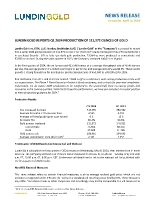 LUNDIN GOLD REPORTS Q1 2024 PRODUCTION OF 111,572 OUNCES OF GOLD (CNW Group/Lundin Gold Inc.)