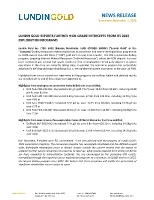 LUNDIN GOLD REPORTS FURTHER HIGH-GRADE INTERCEPTS FROM ITS 2023 EXPLORATION PROGRAMS (CNW Group/Lundin Gold Inc.)